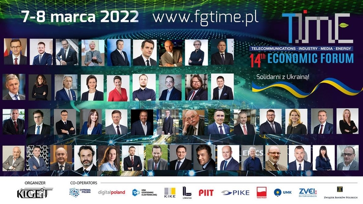 14 Forum Gospodarcze TIME „Wyzwania zielonej transformacji cyfrowej” Telekomunikacja, Przemysł, Finanse, Energetyka